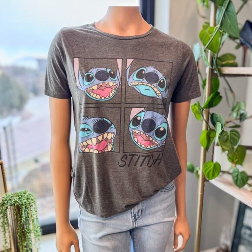 Disney Brand Lilo and Stitch Super Soft Graphic Tee, Size: Women’s Medium